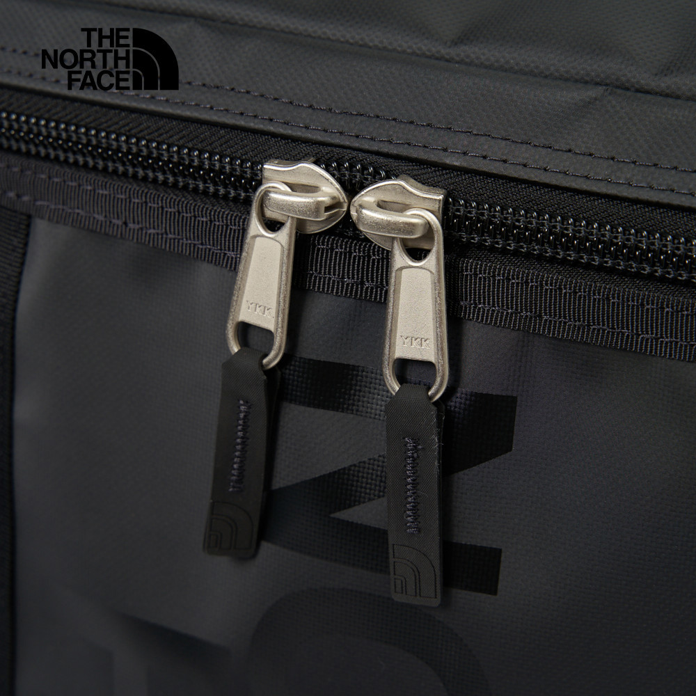 The North Face北面男女款黑色舒適背負大容量後背包｜3KVR4HF