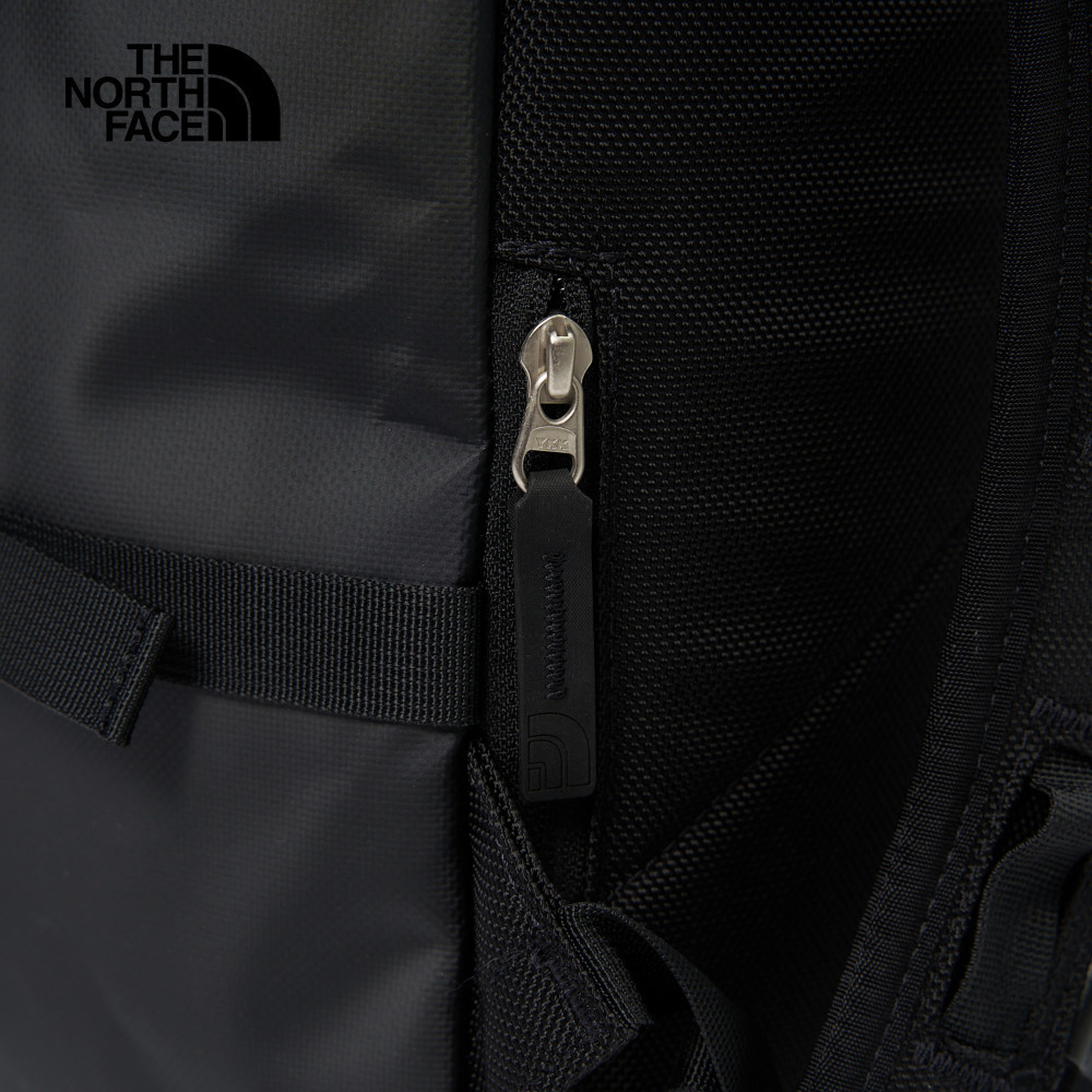 The North Face北面男女款黑色舒適背負大容量後背包｜3KVR4HF