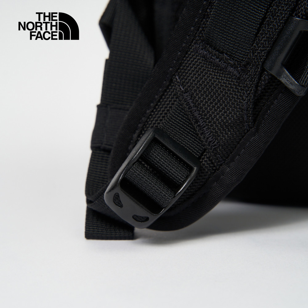 The North Face北面男女款黑色舒適背負大容量後背包｜3KVR4HF