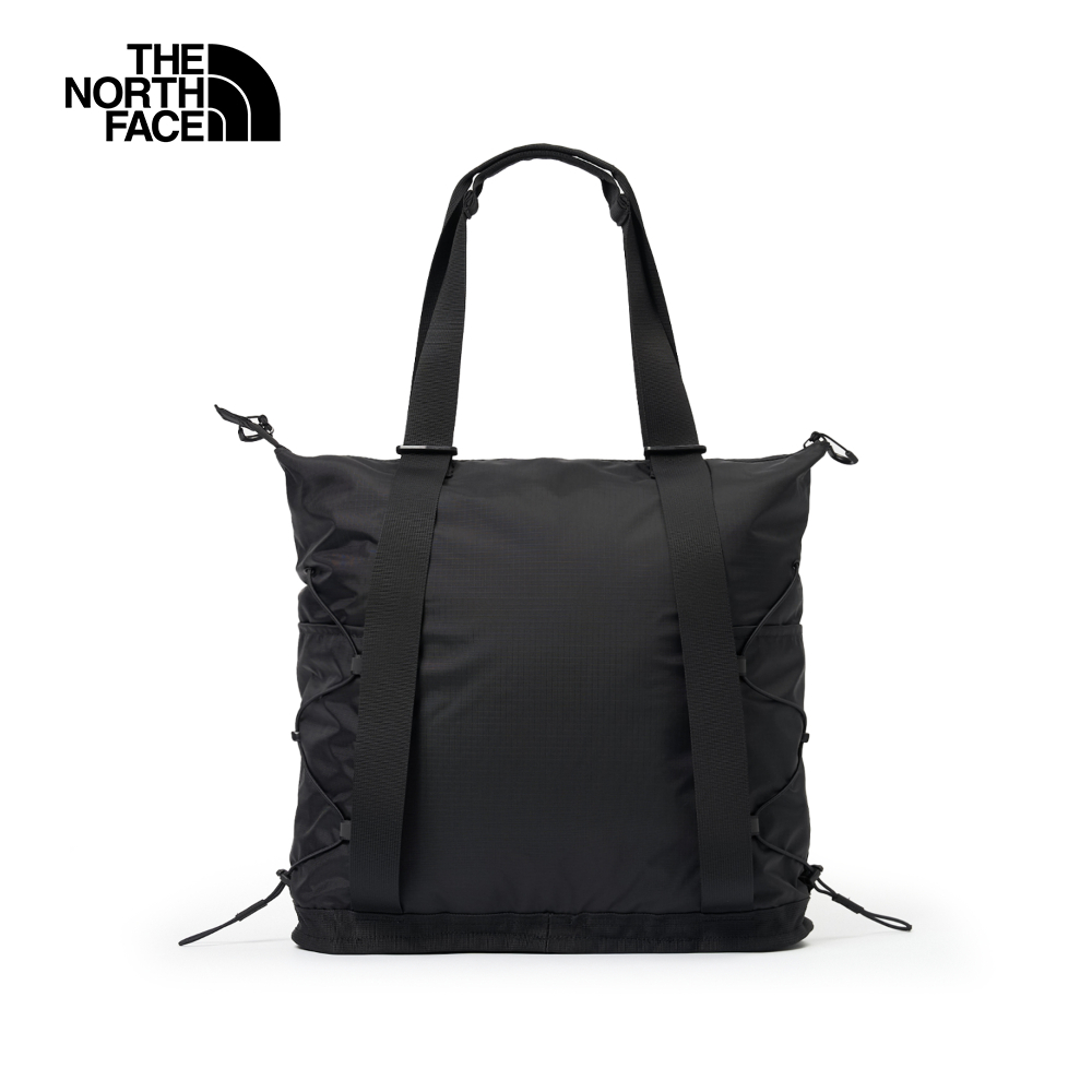 The North Face北面男女款黑色防潑水男女款黑色背提兩用托特包｜52SV4HF