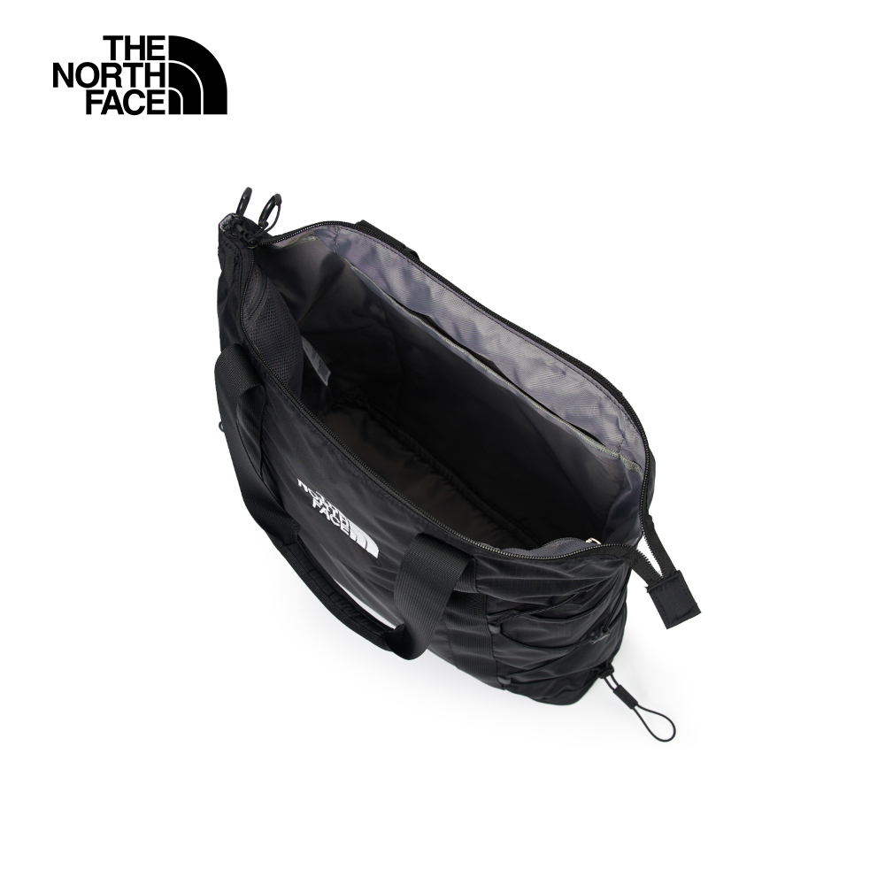 The North Face北面男女款黑色防潑水男女款黑色背提兩用托特包｜52SV4HF