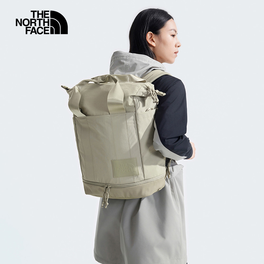 The North Face北面女款棕色復古紋理休閒後背包｜81DW1I4