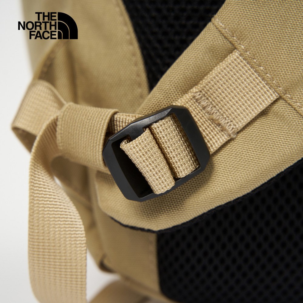 The North Face北面男女款卡其色舒適背負大容量休閒後背包｜8B1ZLK5
