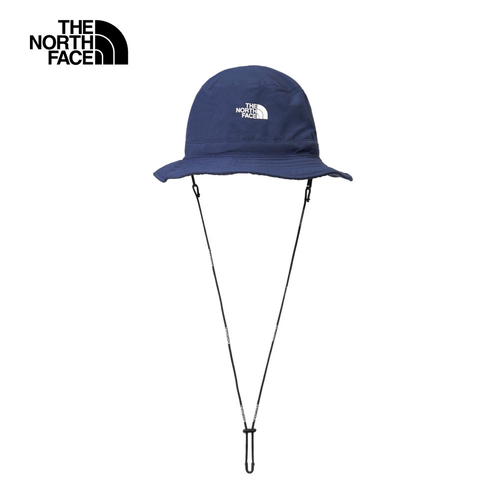 The North Face北面男女款藍色防潑水可調節收納漁夫帽｜8CTH8K2