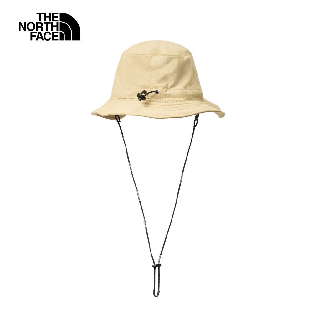 The North Face北面男女款卡其色防潑水可調節收納漁夫帽｜8CTHLK5