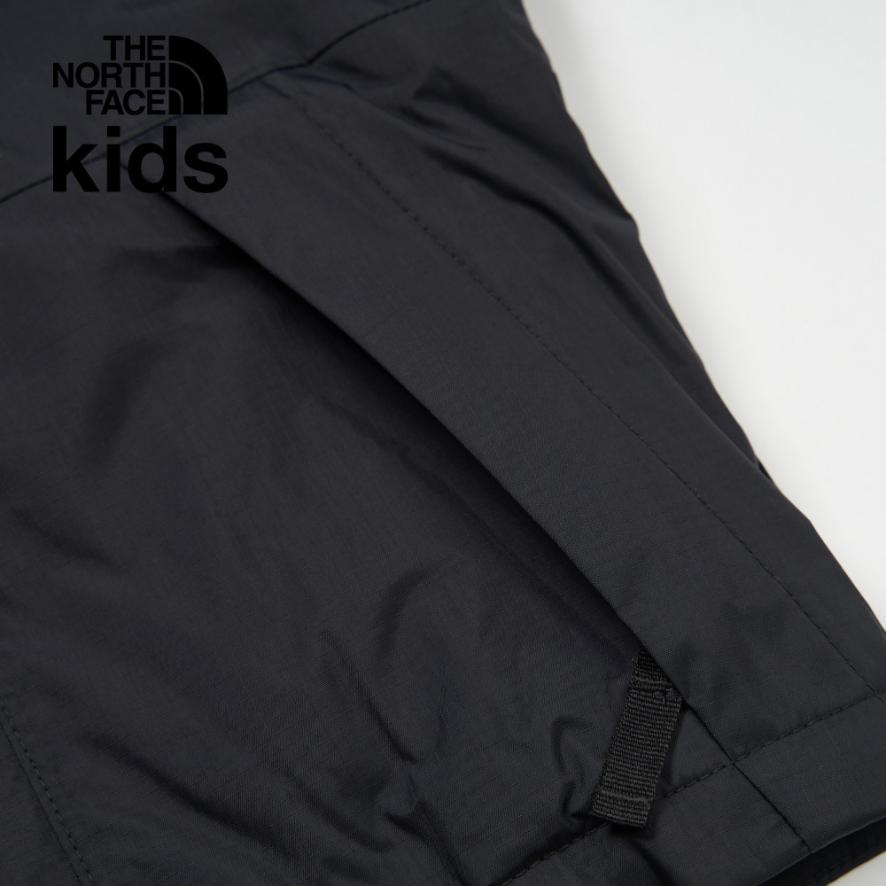 The North Face北面兒童黑色防水舒適保暖連帽衝鋒衣｜873S4H0