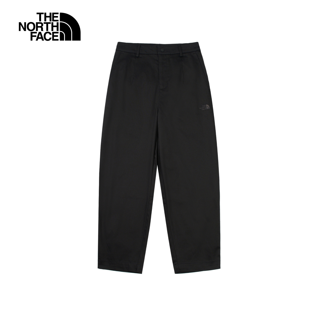 The North Face北面女款黑色吸濕排汗防曬高腰設計休閒褲｜89YGJK3