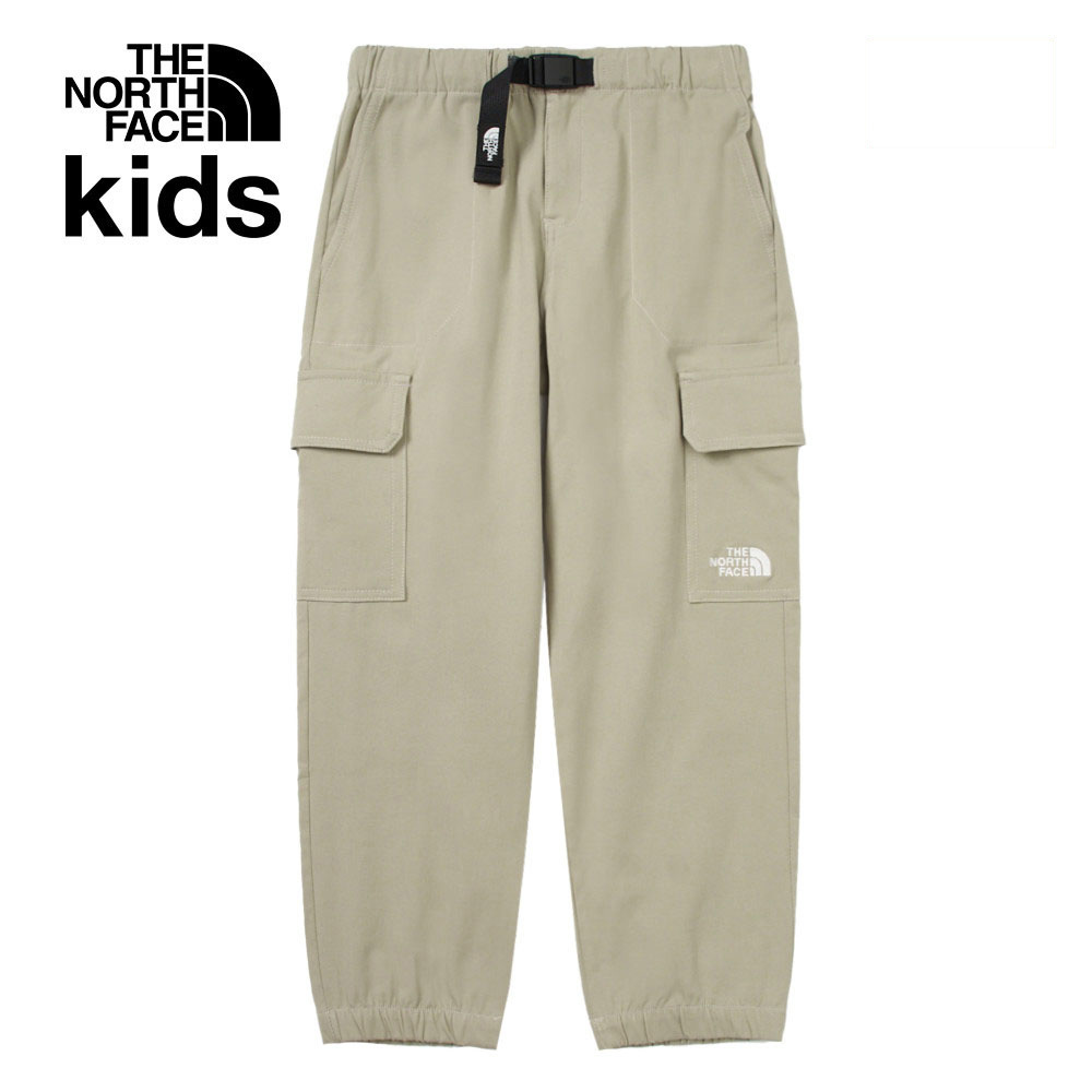 The North Face北面兒童棕色防潑水舒適彈力褲腰休閒褲｜8A3E1I4