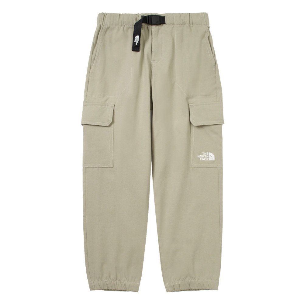 The North Face北面兒童棕色防潑水舒適彈力褲腰休閒褲｜8A3E1I4