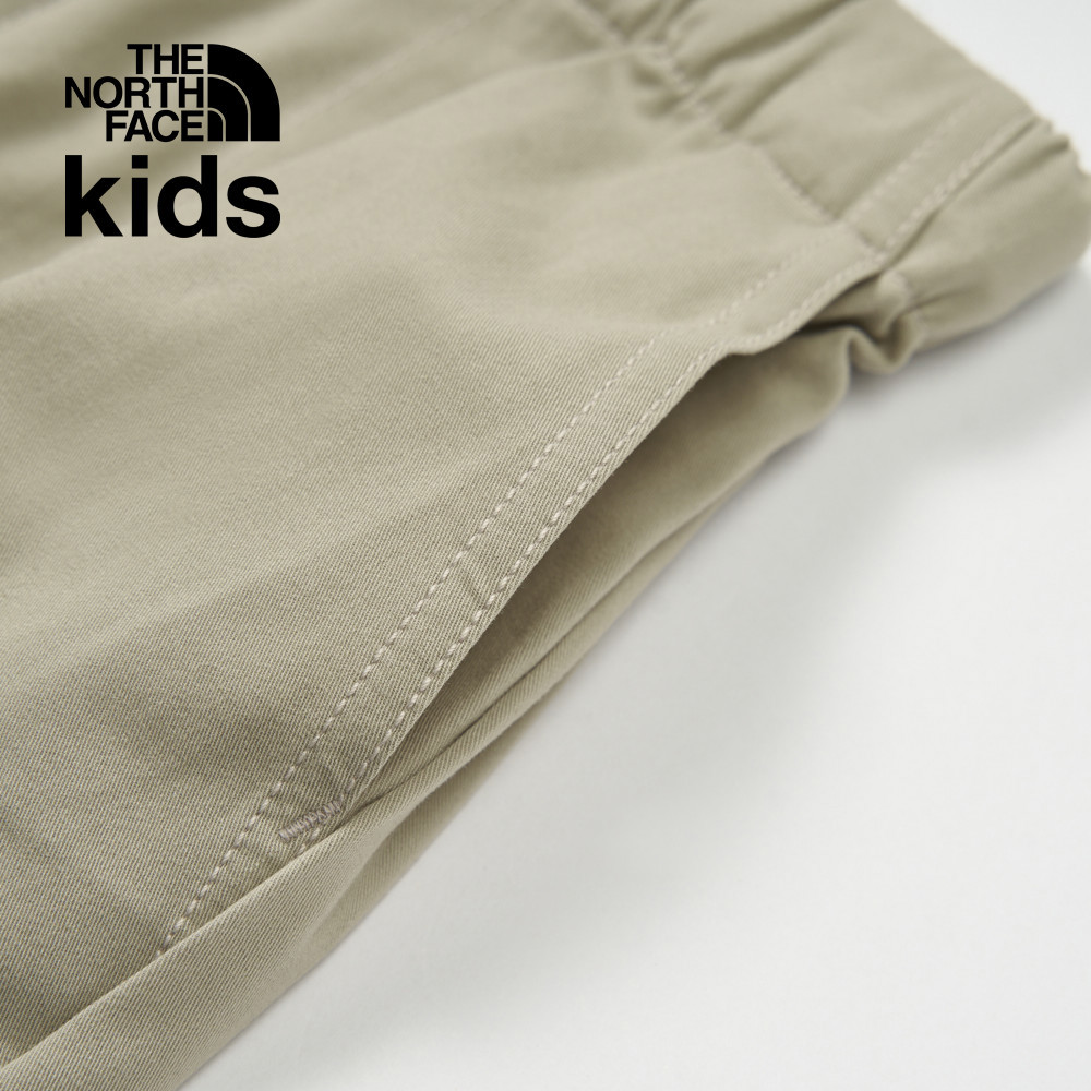 The North Face北面兒童棕色防潑水舒適彈力褲腰休閒褲｜8A3E1I4