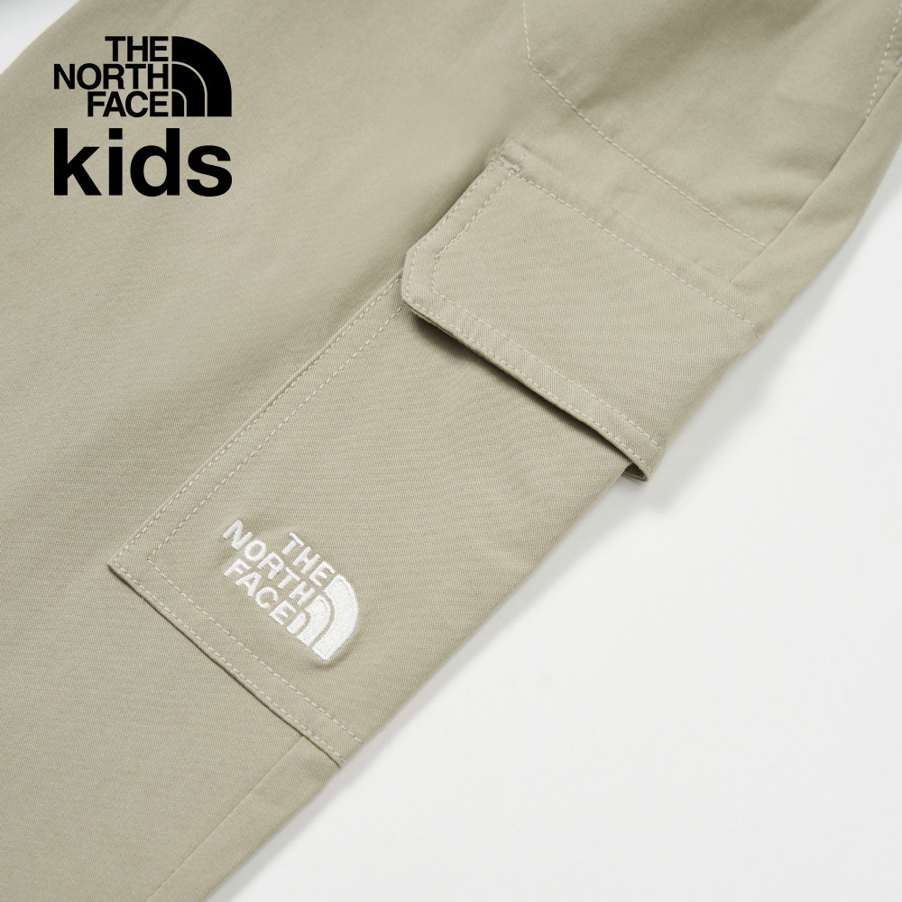 The North Face北面兒童棕色防潑水舒適彈力褲腰休閒褲｜8A3E1I4