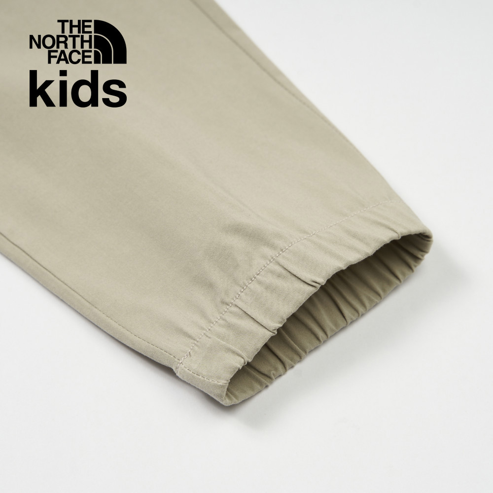 The North Face北面兒童棕色防潑水舒適彈力褲腰休閒褲｜8A3E1I4