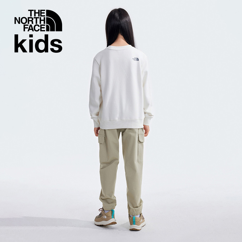 The North Face北面兒童棕色防潑水舒適彈力褲腰休閒褲｜8A3E1I4