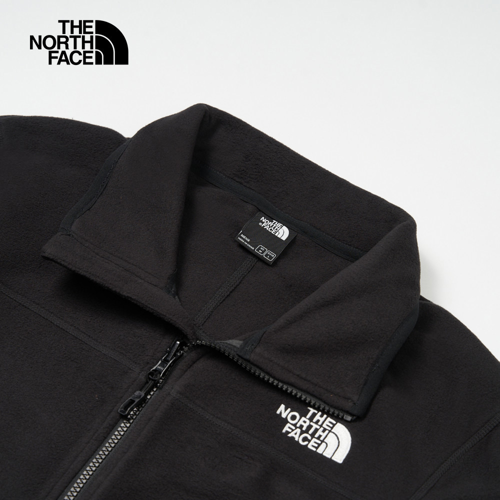 【10/24 12點週末限定】The North Face北面男款黑色立領抓絨外套｜8AYK4H0