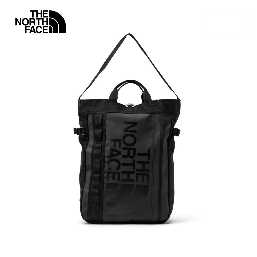 【10/25 00點週末限定】The North Face北面男女款黑色品牌LOGO大容量後背包