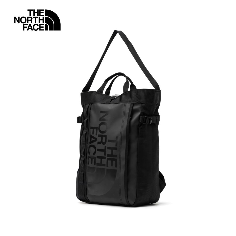 【10/25 00點週末限定】The North Face北面男女款黑色品牌LOGO大容量後背包｜3KX24HF