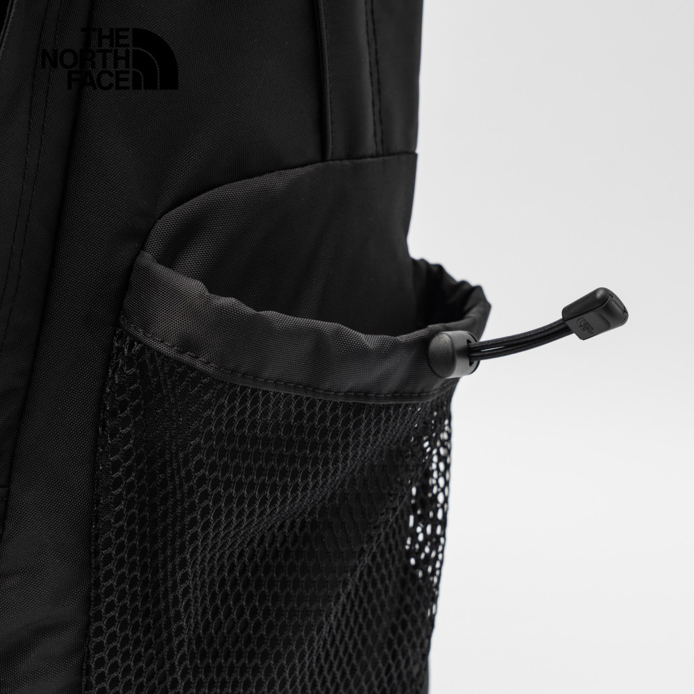 The North Face北面男女款黑色多隔層舒適背負後背包｜3KYJ53R