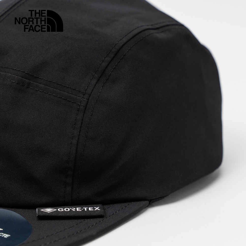 The North Face北面男女款黑色Gore-Tex防水透氣運動帽｜8887JK3