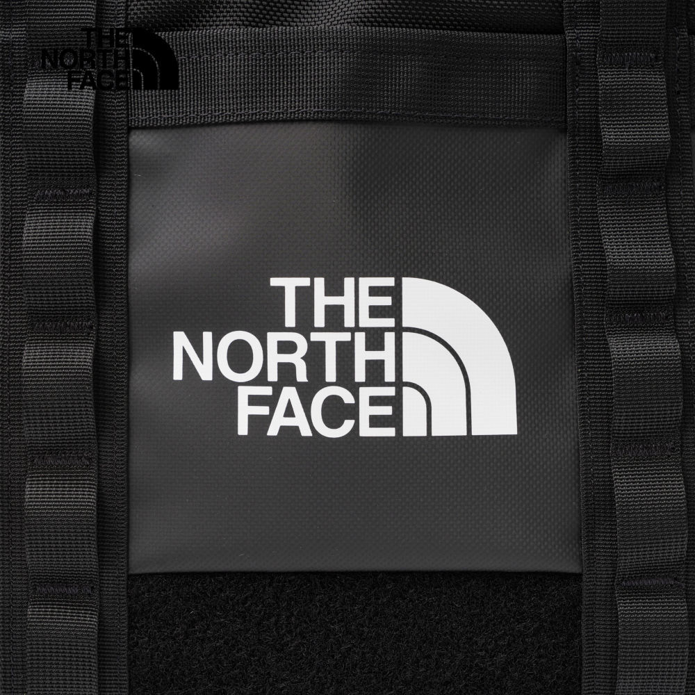 The North Face北面男女款黑色休閒側肩兩用背包｜3KZU53R