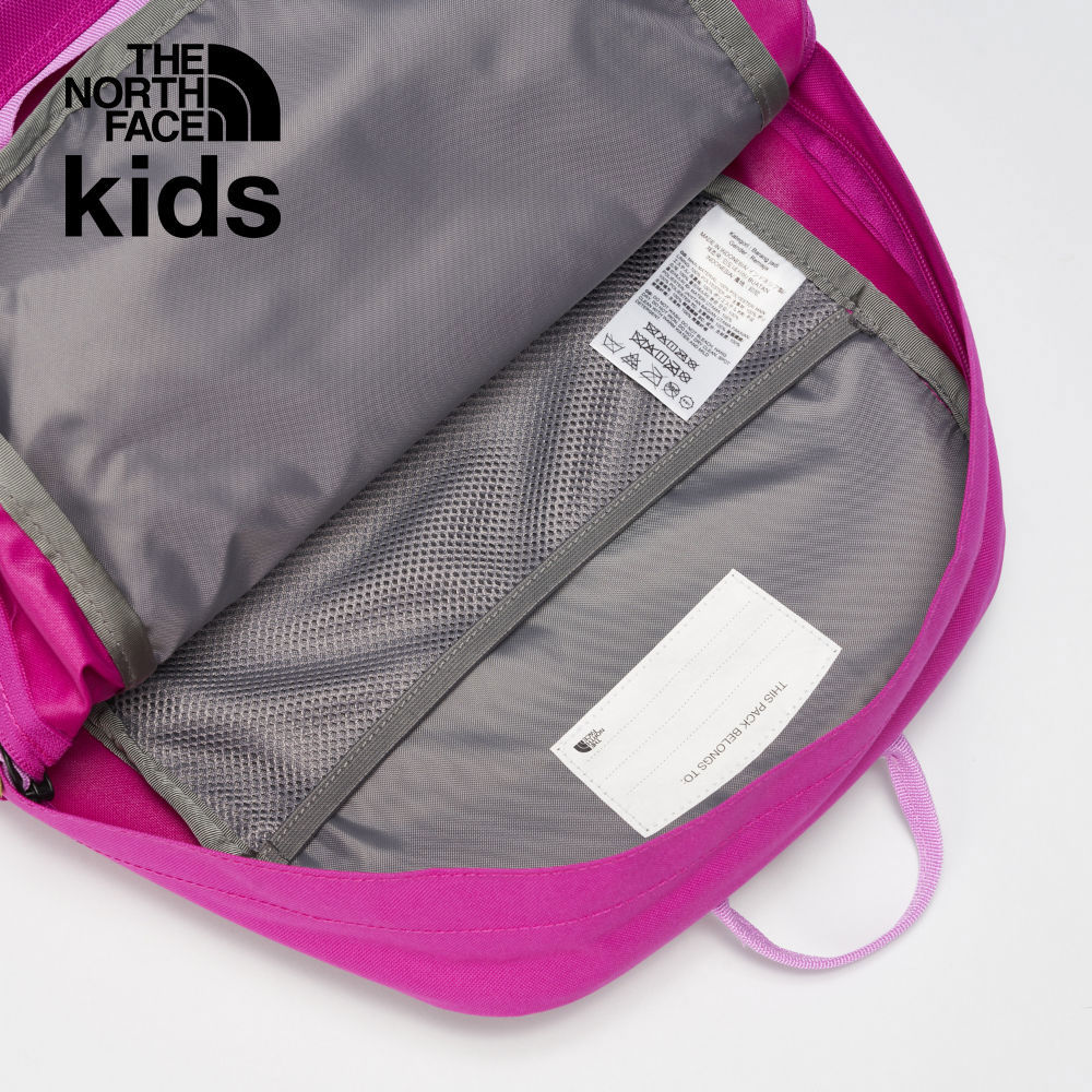 The North Face北面兒童粉色舒適背負大容量後背包｜8B230OX