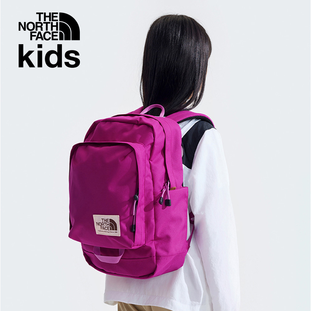 The North Face北面兒童粉色舒適背負大容量後背包｜8B230OX