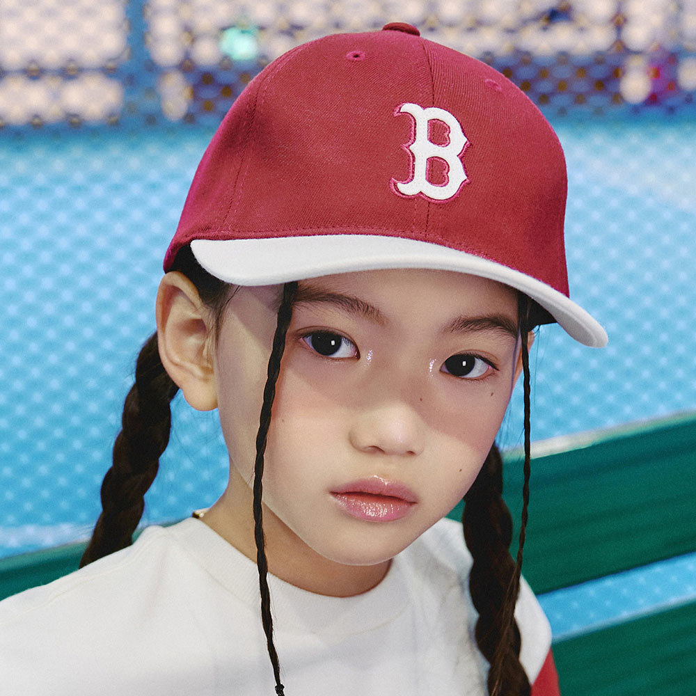 MLB KIDS 可調式棒球帽 童帽 Varsity系列 波士頓紅襪隊 (7ACP8814N-43WIS)
