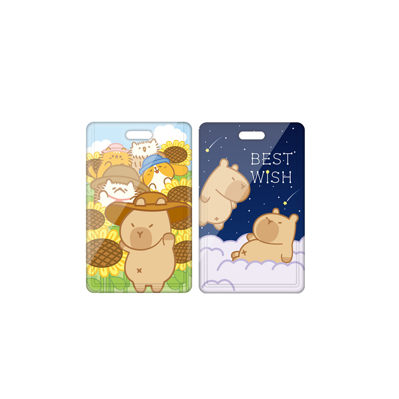 胖咖 精裝證件卡夾-向日葵/星空