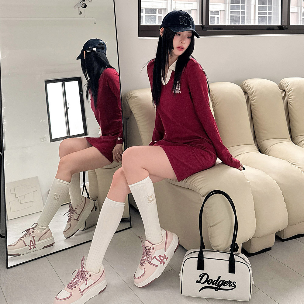 MLB 老爹鞋 學長鞋 Chunky Liner系列 洛杉磯道奇隊 (3ASXCLT4N-07PKM)