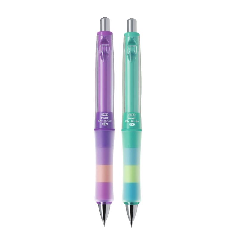 百樂PILOT 健握玩色搖搖筆(0.5mm)-粉紫桿/粉綠桿