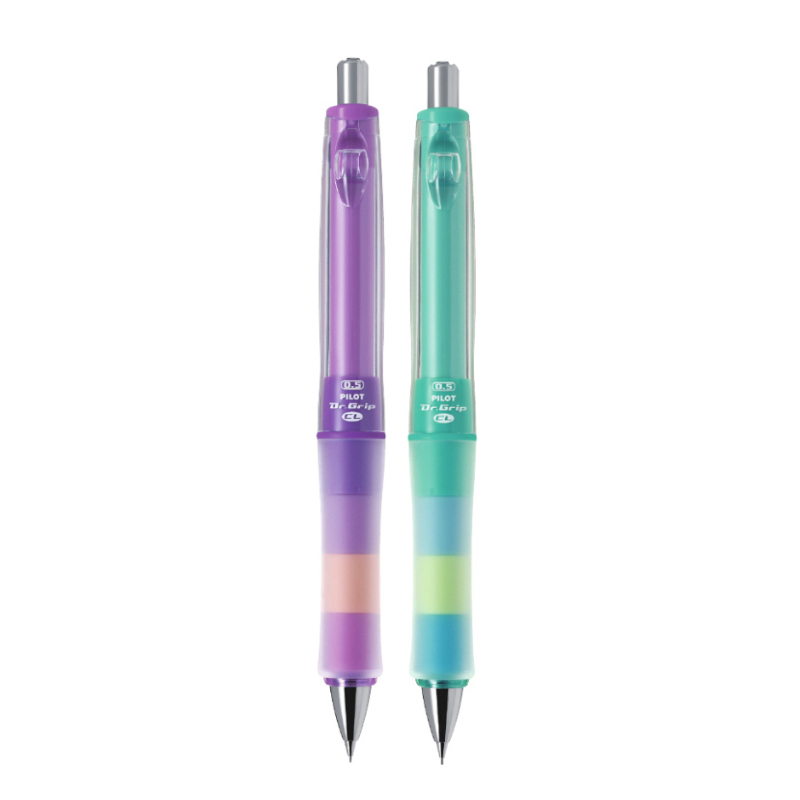 百樂PILOT 健握玩色搖搖筆(0.5mm)-粉紫桿/粉綠桿