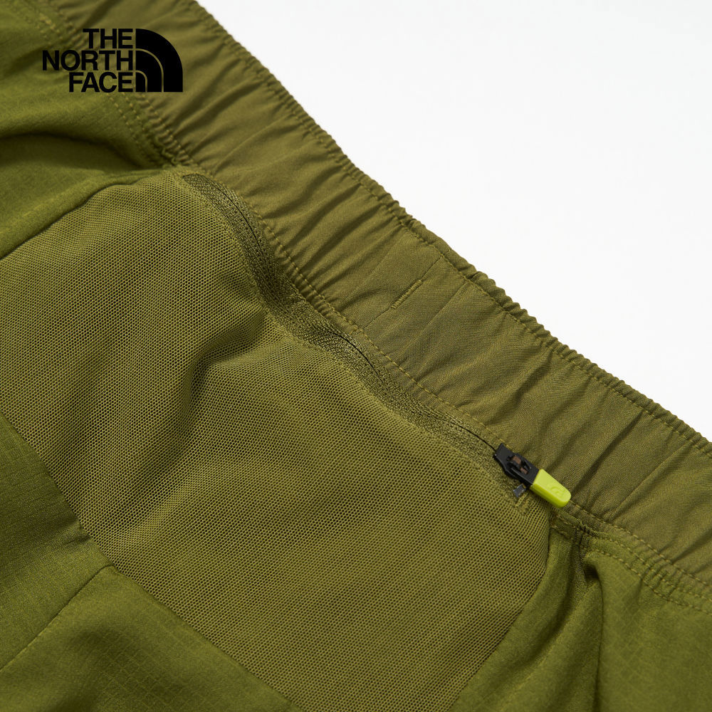【10/26 00點限時搶購】The North Face北面男款綠色吸濕排汗防潑水透氣短褲｜83S44OS