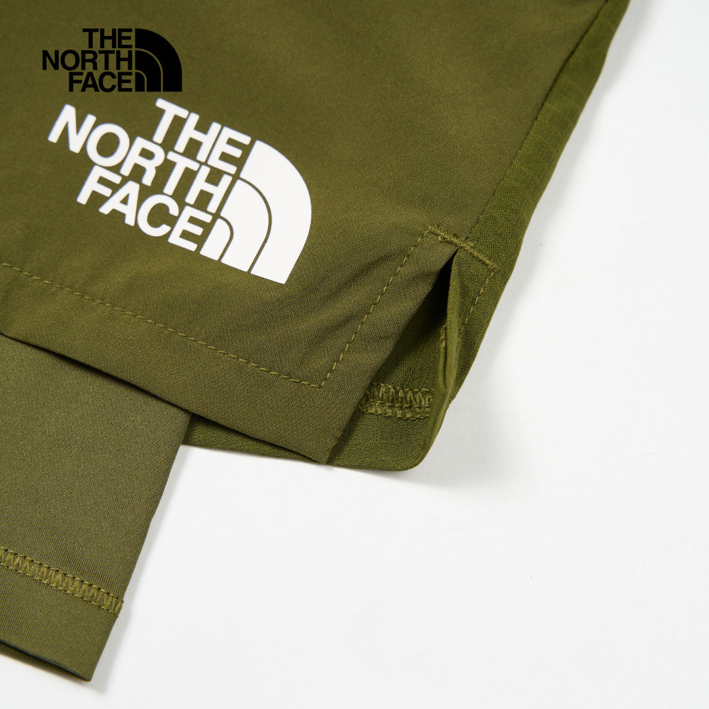 【10/26 00點限時搶購】The North Face北面男款綠色吸濕排汗防潑水透氣短褲｜83S44OS