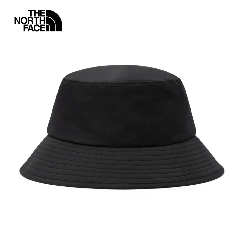 The North Face北面男女款黑色Gore-Tex防水透氣可折疊漁夫帽｜8888JK3