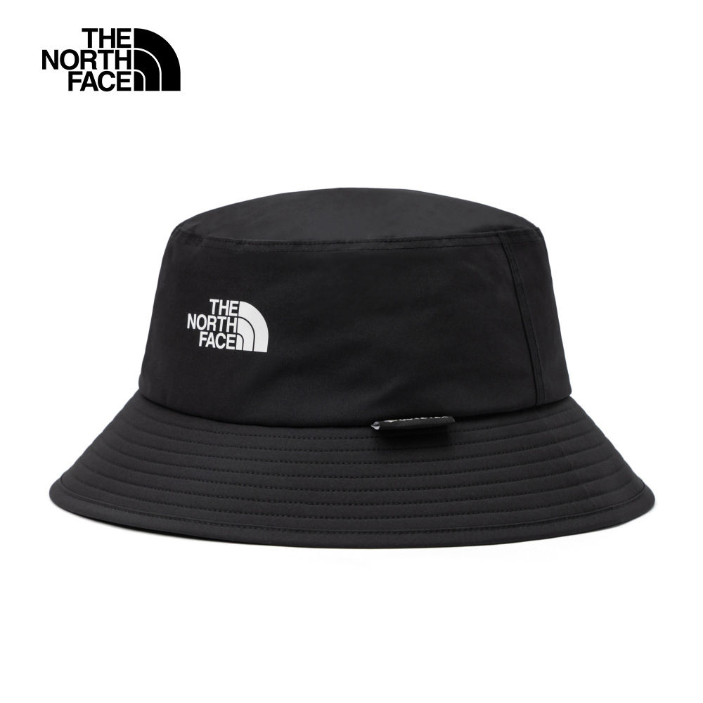 The North Face北面男女款黑色Gore-Tex防水透氣可折疊漁夫帽｜8888JK3