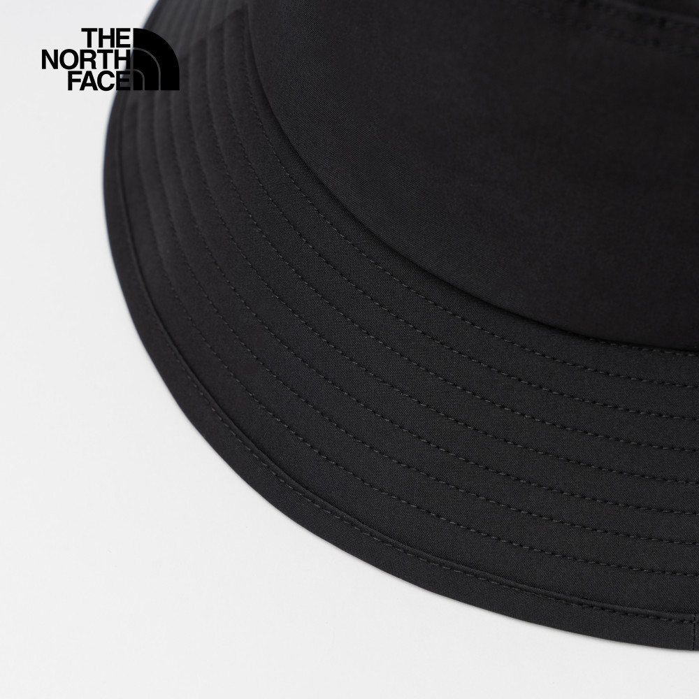 The North Face北面男女款黑色Gore-Tex防水透氣可折疊漁夫帽｜8888JK3