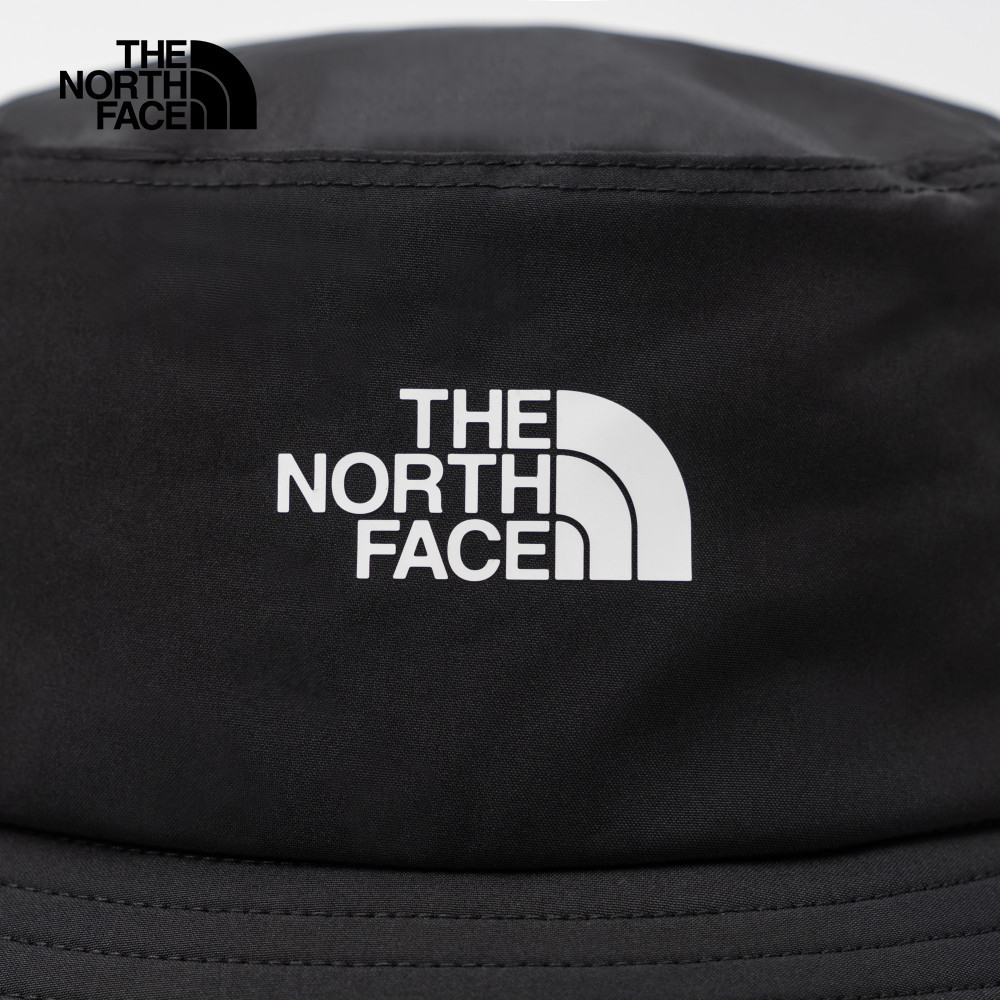 The North Face北面男女款黑色Gore-Tex防水透氣可折疊漁夫帽｜8888JK3