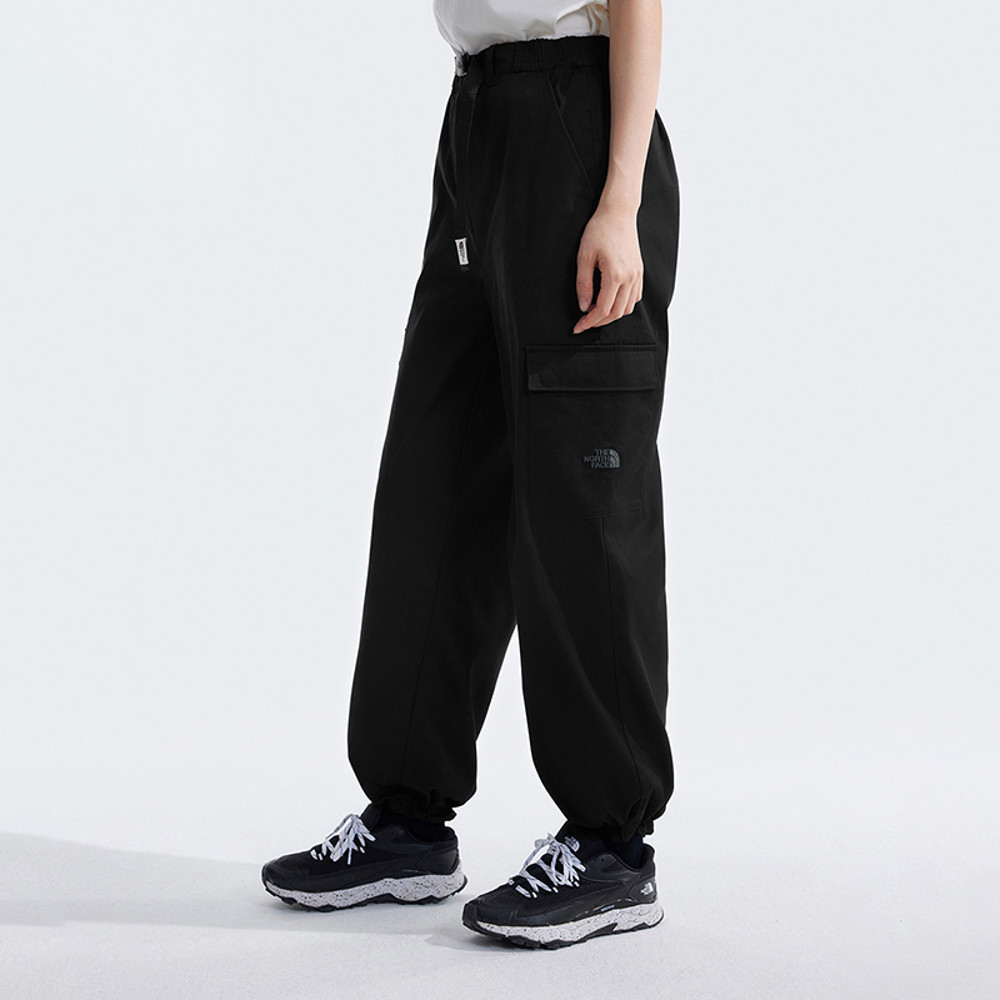 【10/27 12點限時搶購】The North Face北面女款黑色吸濕排汗防曬透氣休閒褲｜8AHNJK3