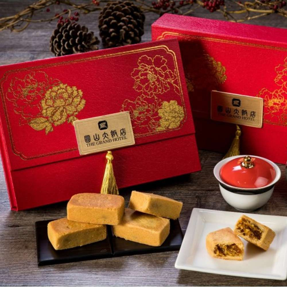 *中秋節快樂【圓山大飯店】經典鳳梨酥禮盒(10入/盒)(附提袋)