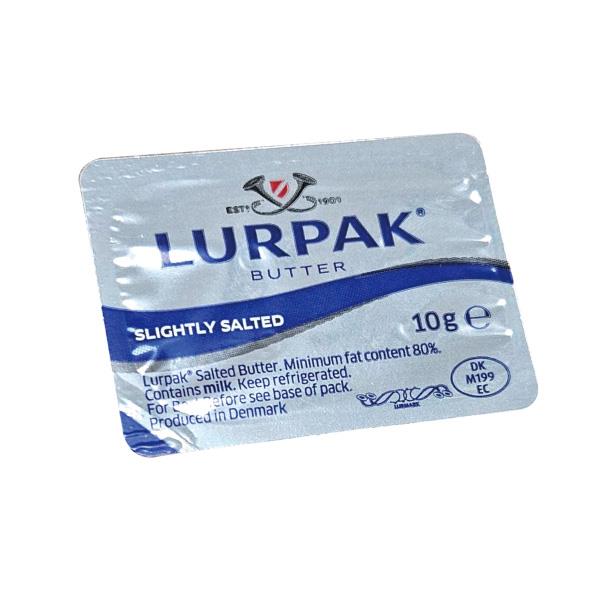 丹麥LURPAK淡鹽奶油 10gｘ10入