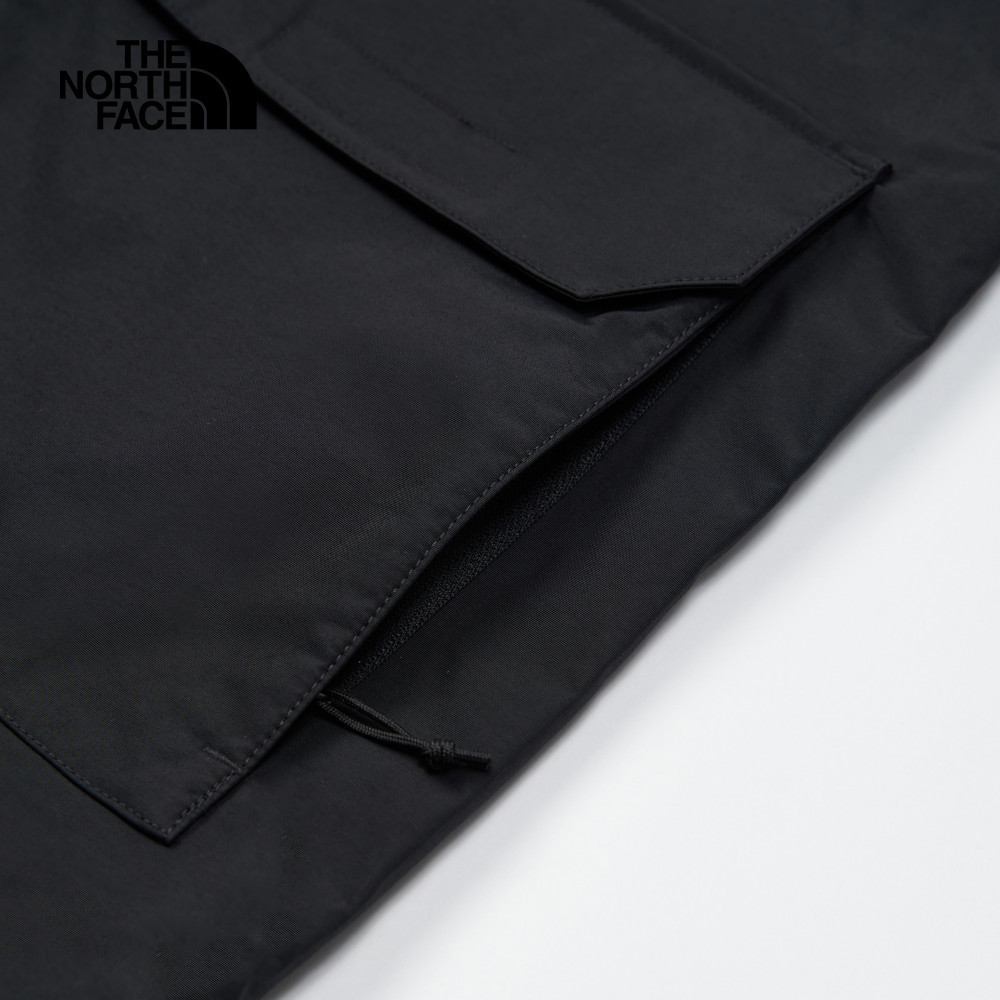 【10/24 00點週末限定】The North Face北面男款黑色防水透氣多口袋連帽衝鋒衣｜88RA4H0