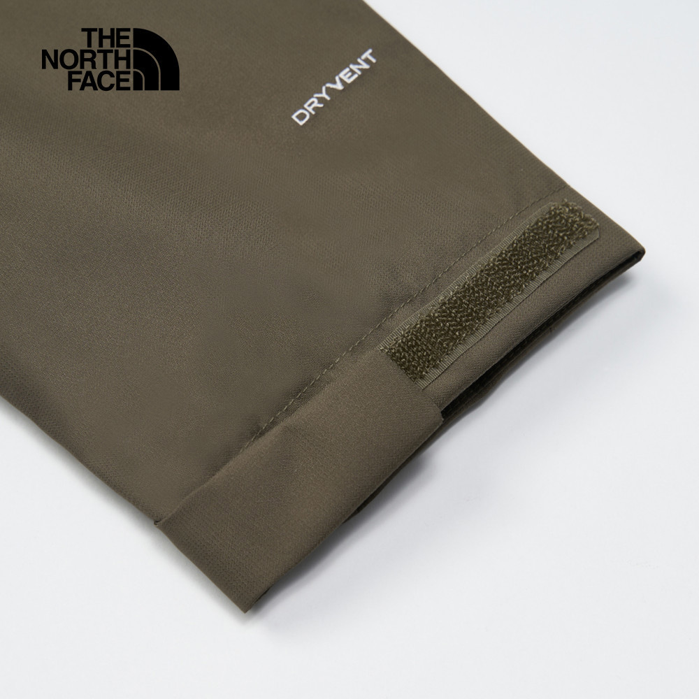 The North Face北面男款綠色防水透氣連帽衝鋒衣｜88RD21L