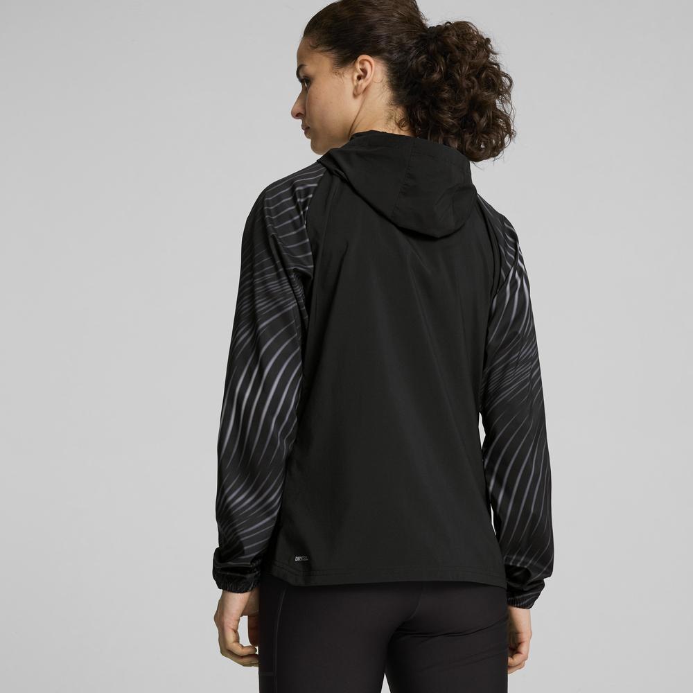 PUMA 慢跑系列Run Fav印花連帽風衣外套 女性