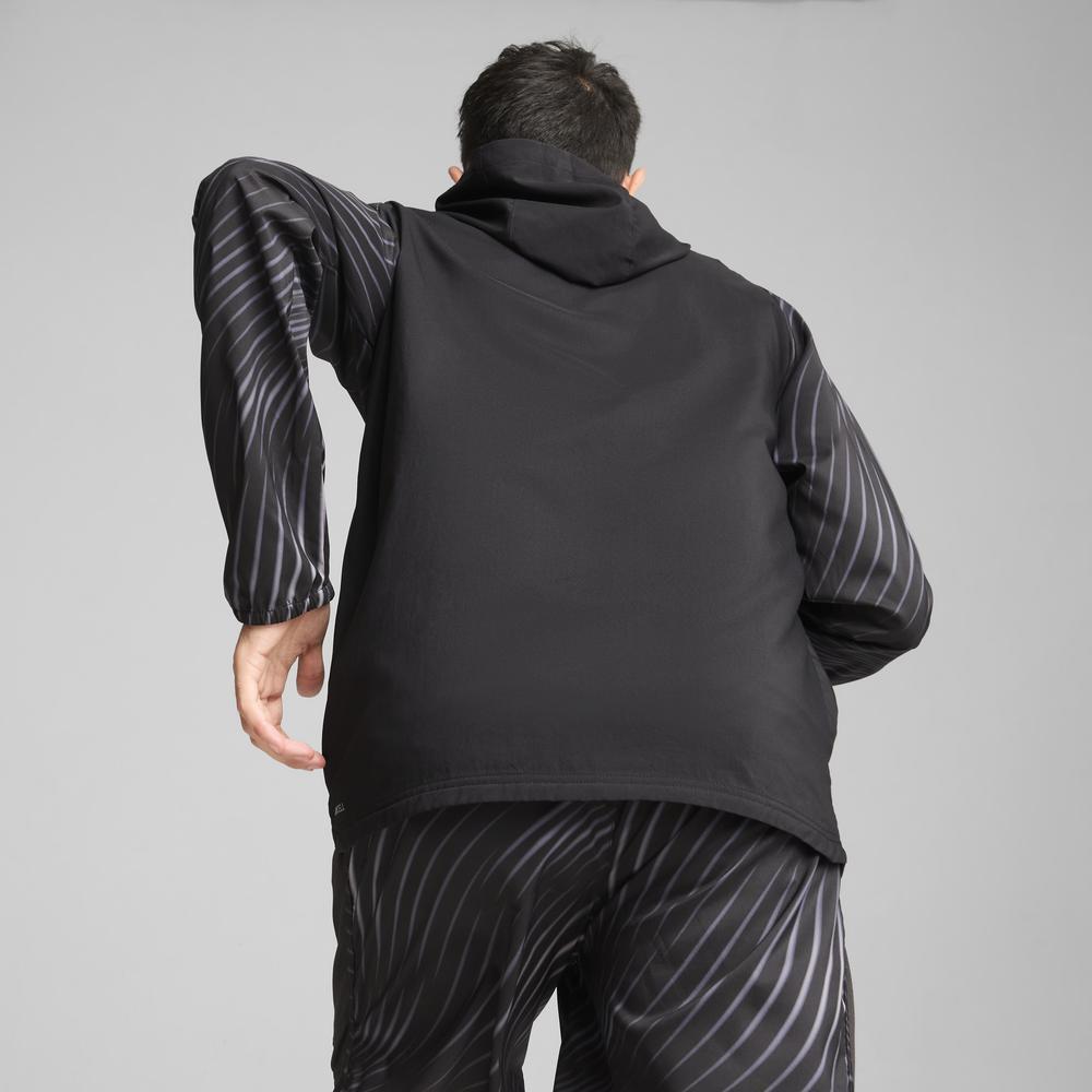 PUMA 慢跑系列Run Fav印花連帽風衣外套 男性