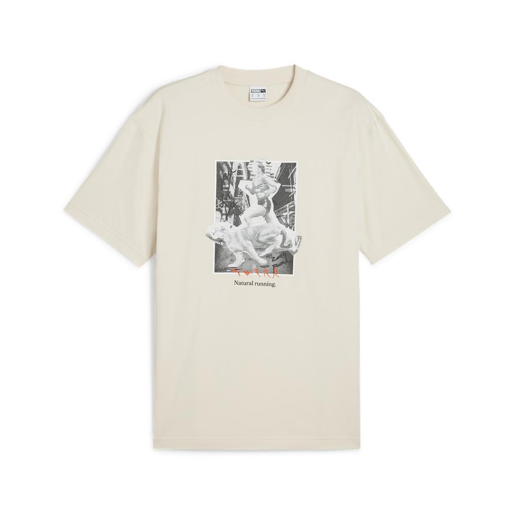 PUMA 流行系列Club de Course圖樣短袖T恤 男女共同