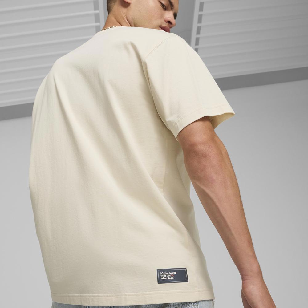 PUMA 流行系列Club de Course圖樣短袖T恤 男女共同