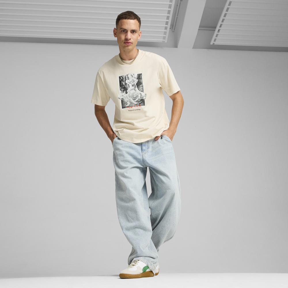 PUMA 流行系列Club de Course圖樣短袖T恤 男女共同