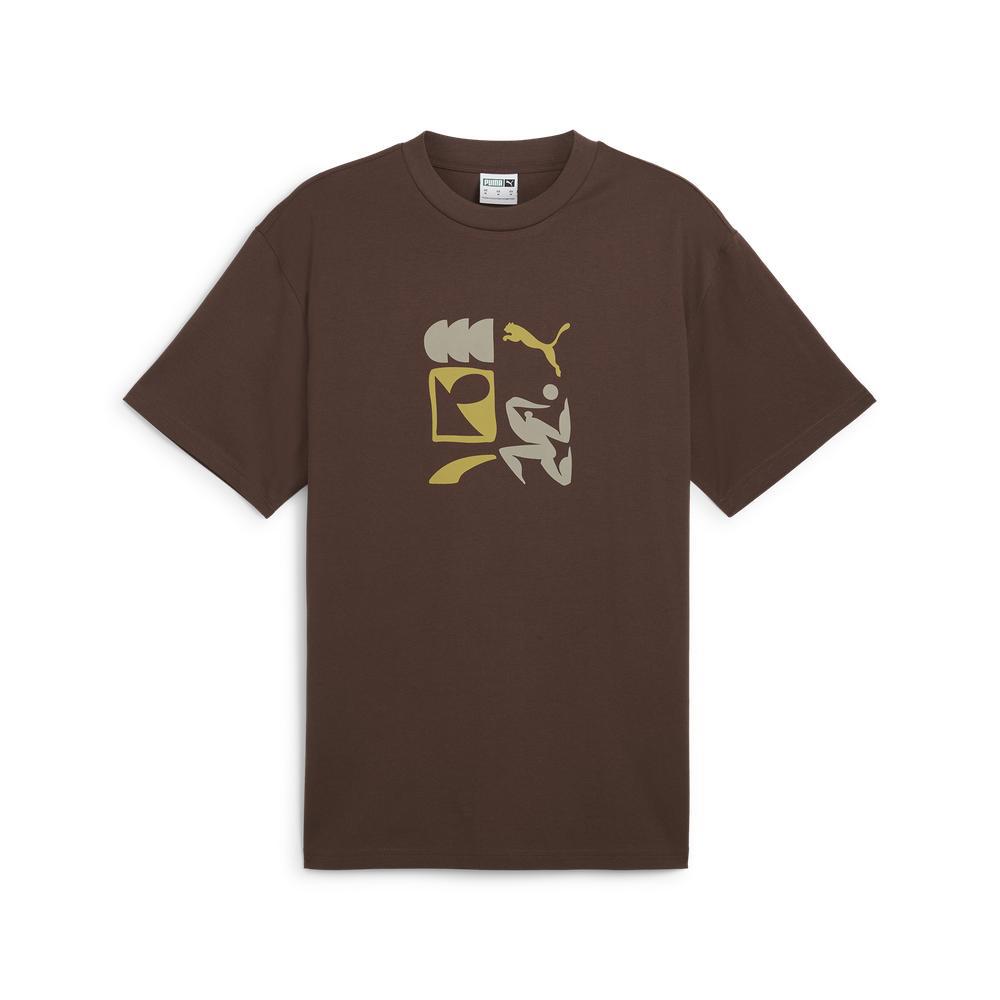 PUMA 流行系列Artisanal圖樣短袖T恤 男女共同