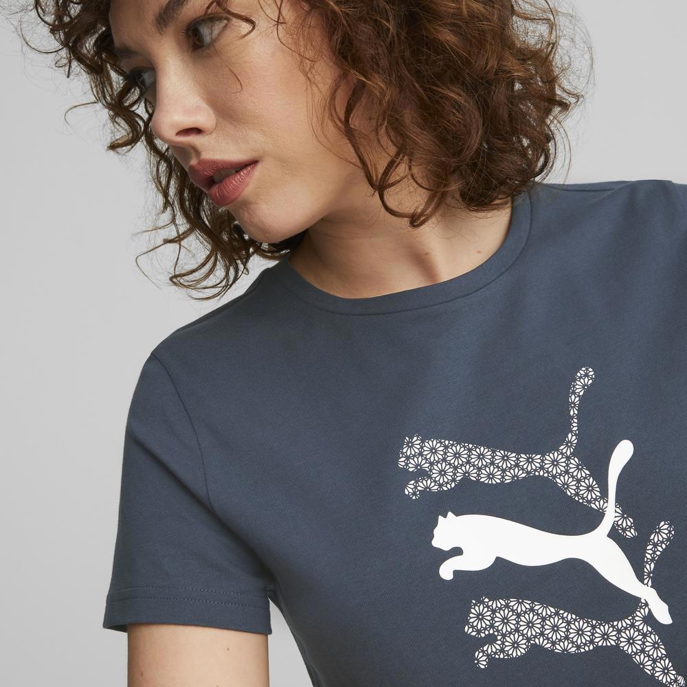 PUMA 基本系列雷射雕花短袖T恤 女性