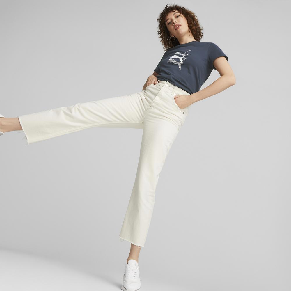 PUMA 基本系列雷射雕花短袖T恤 女性