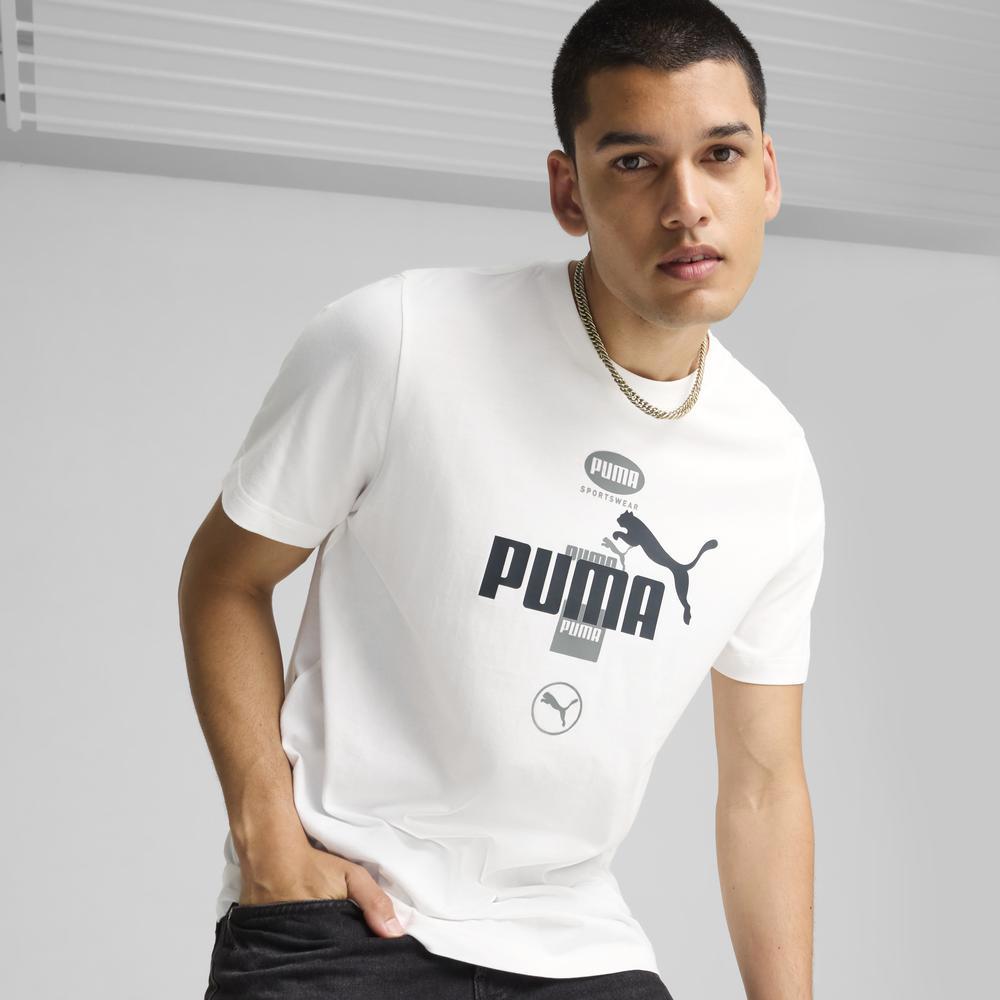 PUMA 基本系列Power短袖T恤 男性
